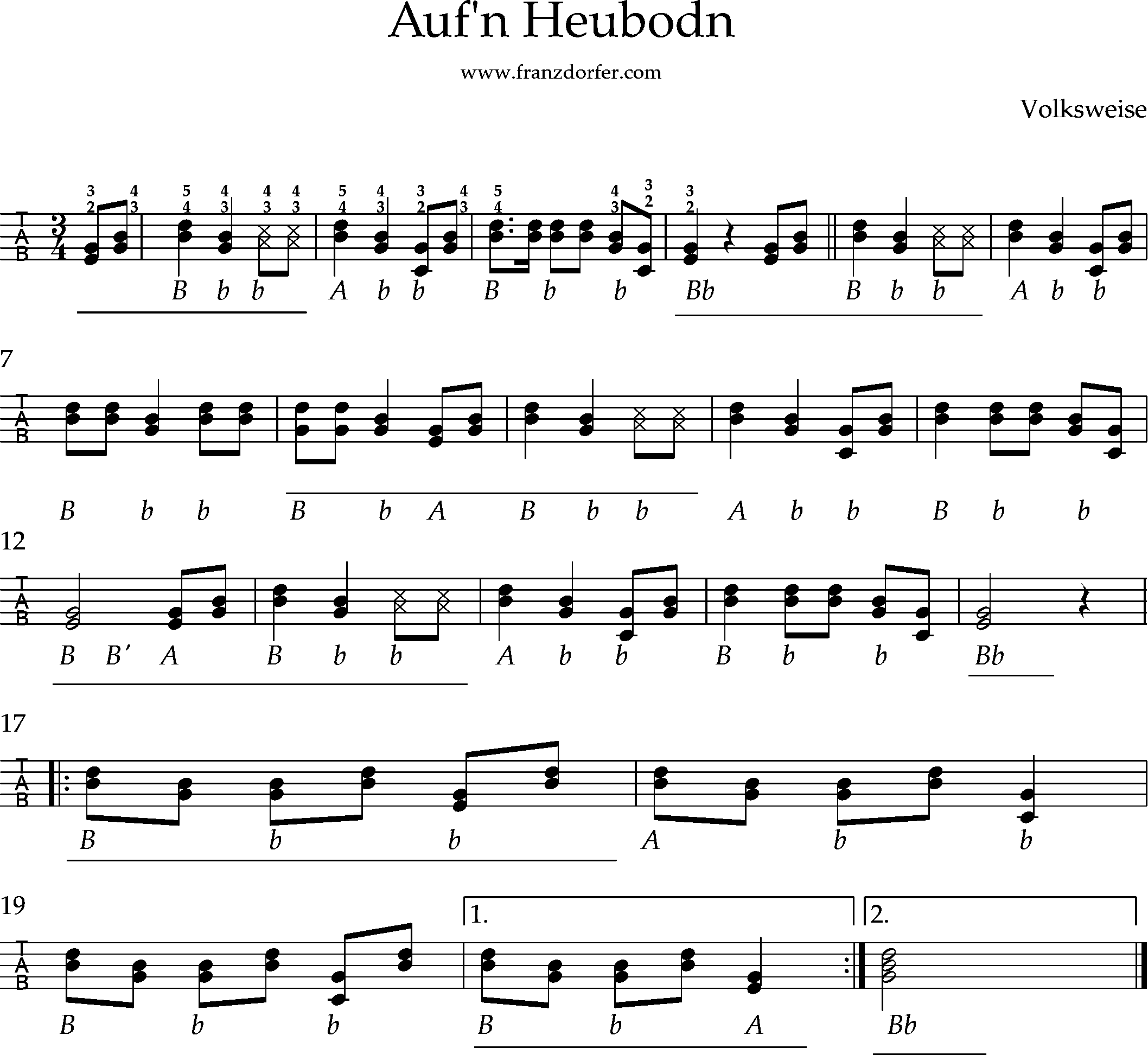 Auf'n Heubodn- lernen Steirische